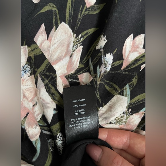 Aritzia - Talula Lipinski Skater Mini Dress - Size 6 - Black Floral - Picture 9 of 9